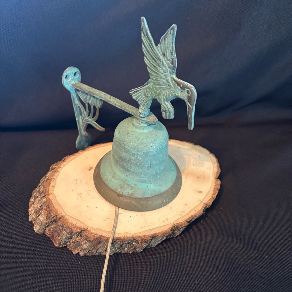 Vintage Decorative Hummingbird Bell